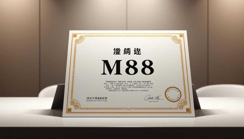 ใบอนุญาต M88 และมาตรฐานสากล