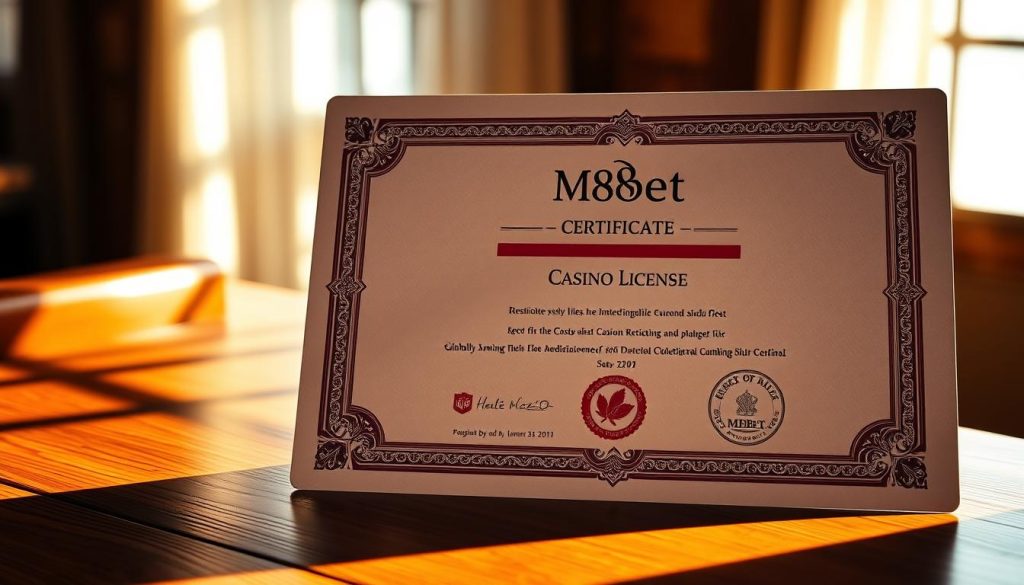 ใบอนุญาตคาสิโน M88bet